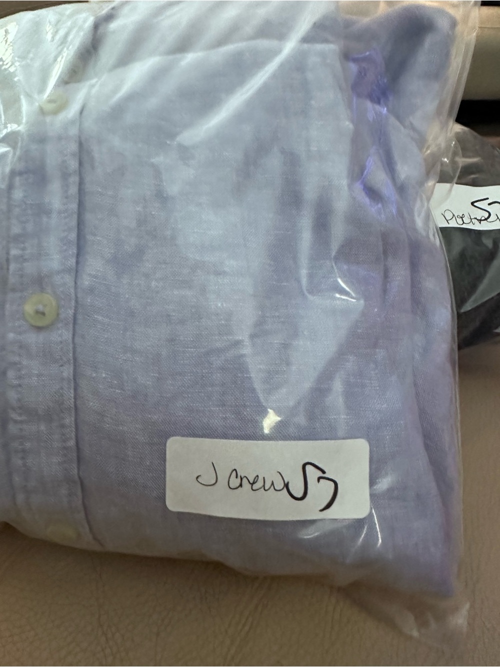 Baird McNutt J Crew 100% Irish Linen blue relaxed lagonlook classic shirt dress - Picture 11 of 11